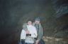 Вика и Сергей в пещере
