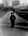 Соколов А.А. на Смольной улице. 1975 год.