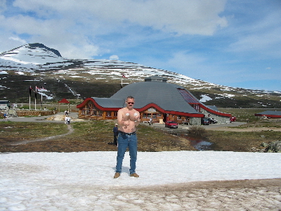 Николай на Полярном круге в Норвегии