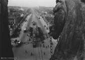 Вид с Триумфальных ворот на Ленинградское ш. 1930-е г.г.